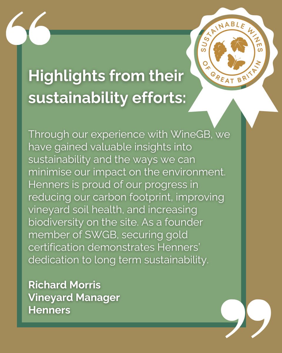 A big congratulations to <a href="/hennersvineyard/">Henners</a> in East Sussex for passing their SWGB Gold Vineyard Audit.

This is a huge achievement and means they have now successfully passed multiple audits. Well done to the entire team!