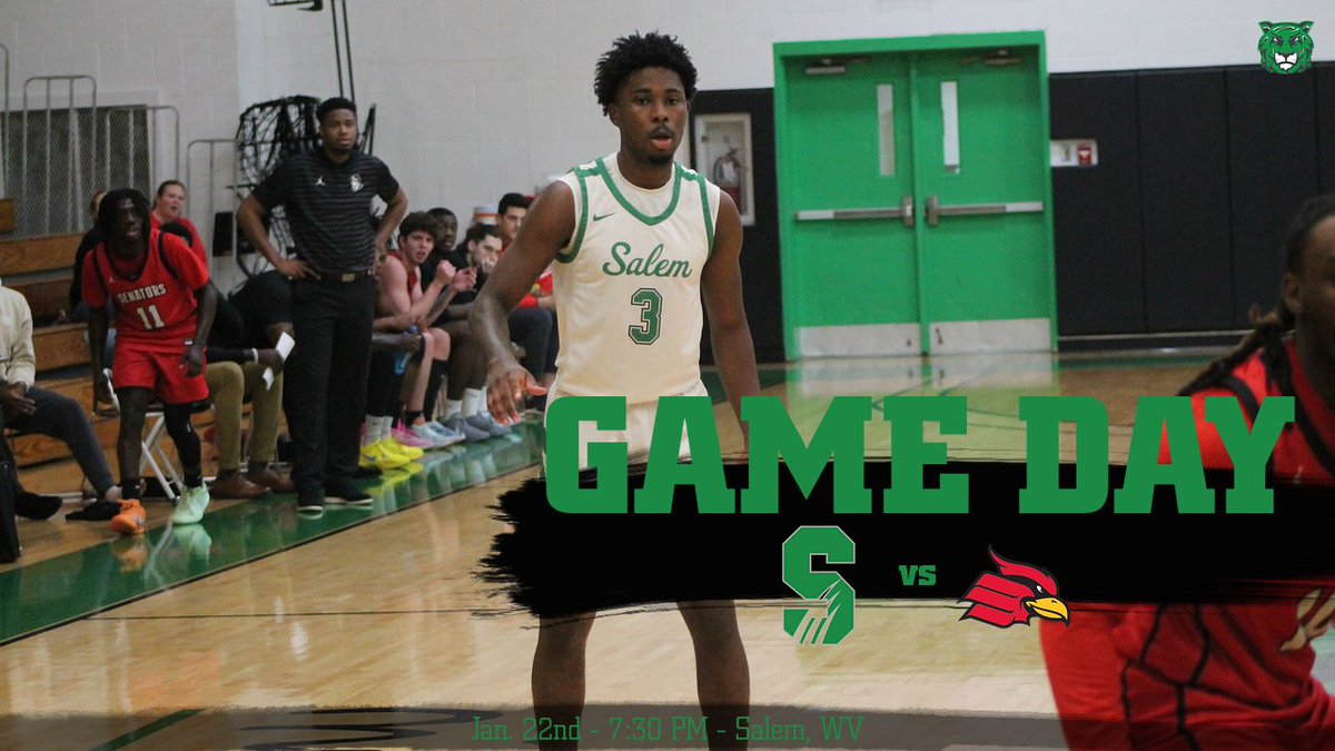 Game Day! <a href="/SalemTigerHoops/">Salem University Basketball</a> is back home tonight against the Wheeling Cardinals. Tipoff is set for 7:30 PM