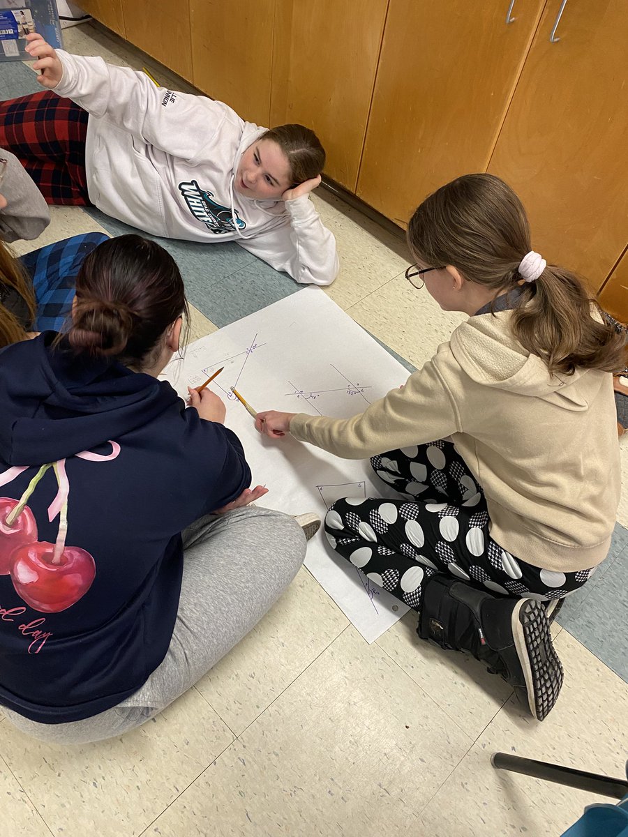 InvernessECA's tweet image. 📐✨ Our Grade 6 students are exploring the world of angles! Working in groups, they’re measuring, identifying, and solving problems with teamwork and curiosity. Math + Collaboration = Success! #LearningIsFun #GeometryInAction