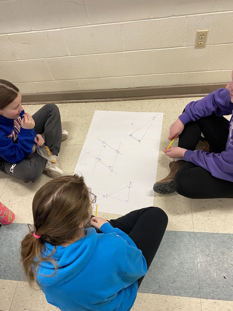 InvernessECA's tweet image. 📐✨ Our Grade 6 students are exploring the world of angles! Working in groups, they’re measuring, identifying, and solving problems with teamwork and curiosity. Math + Collaboration = Success! #LearningIsFun #GeometryInAction