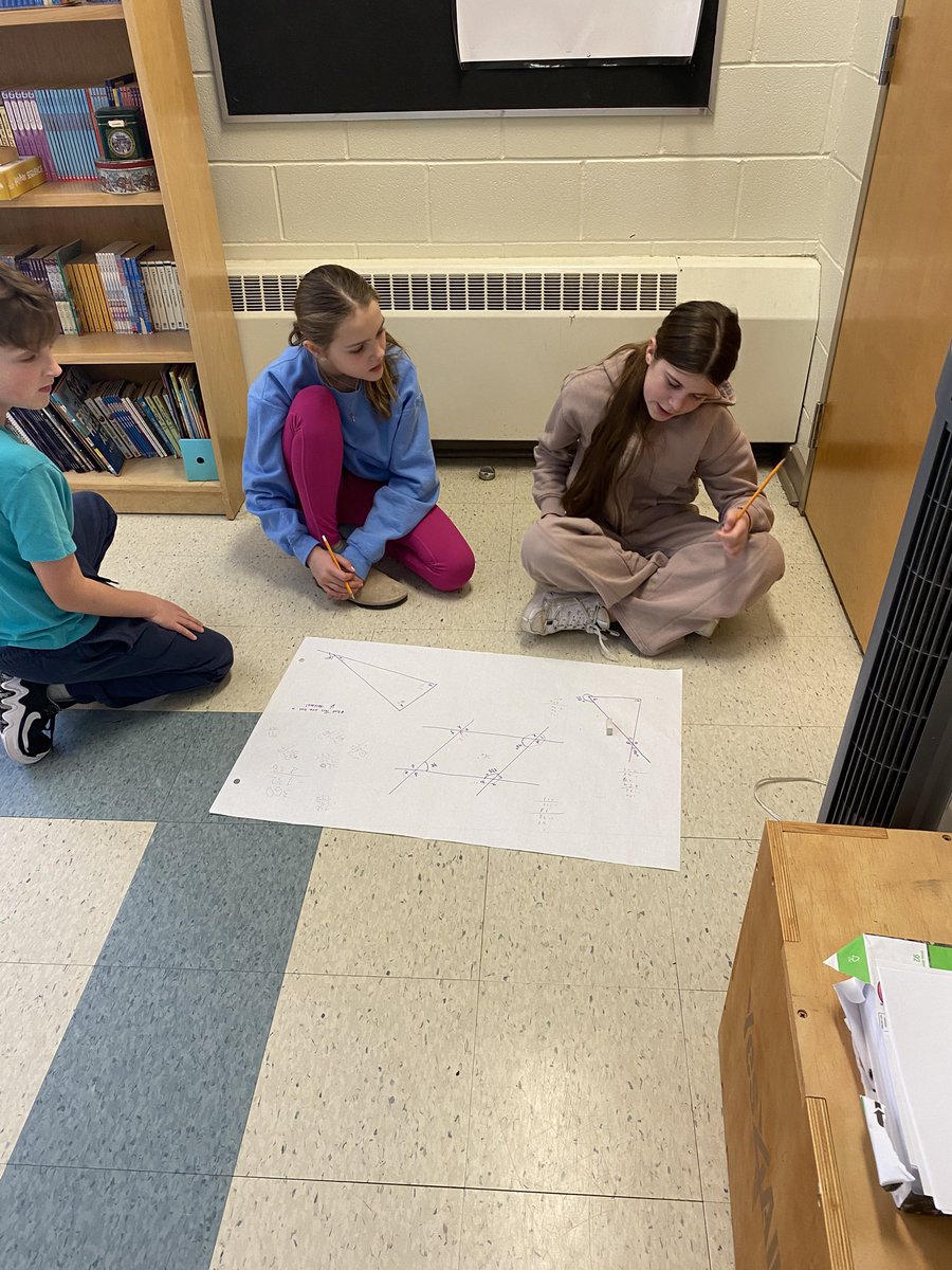InvernessECA's tweet image. 📐✨ Our Grade 6 students are exploring the world of angles! Working in groups, they’re measuring, identifying, and solving problems with teamwork and curiosity. Math + Collaboration = Success! #LearningIsFun #GeometryInAction
