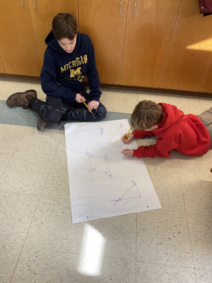 InvernessECA's tweet image. 📐✨ Our Grade 6 students are exploring the world of angles! Working in groups, they’re measuring, identifying, and solving problems with teamwork and curiosity. Math + Collaboration = Success! #LearningIsFun #GeometryInAction