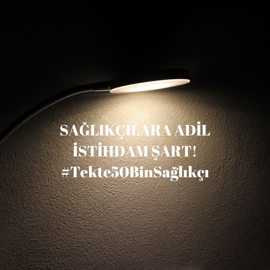 Alım şart #Tekte50BinSağlıkçı