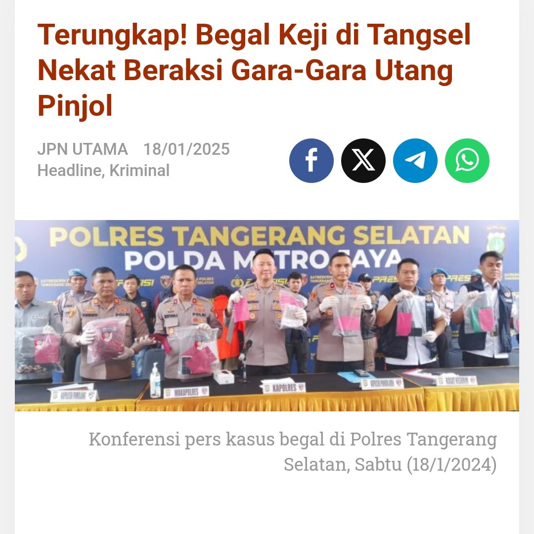 mrtweepsID's tweet photo. Masih minat pakai pinjol alias pindar? 

Klo kami sih SAY NO YAH.. mari kita bangkrutkan pinjol, dengan cara menjauhkan pinjol dari kehidupan kita.. sehingga tidak ada daya tarik lagi.. serta tidak ada penggunanya..

Mari kita buat pinjol alias pindar, ter-eleminasi secara hukum alam..

Jangan buang2 energi karena ketakutan di spam sm DC.. rugi gais sumpah.. sudah byk testi kok..

CONTOH DAMPAK BURUK PINDAR👇
📺https://t.co/WVxY64n19m