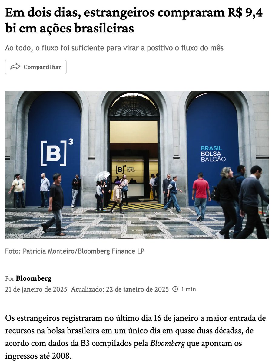 comentadosuave's tweet photo. Dólar batendo R$ 5,94 e a Bolsa brasileira registrando a maior entrada de recursos estrangeiros em um único dia em quase 20 anos. 

Triste dia pros Urubus do Mercado e suas previsões apocalípticas! https://t.co/xySYTQ2nih