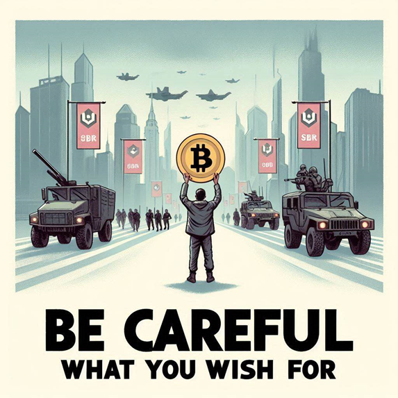 Do You Really Want Bitcoin To Become A Strategic Reserve?

The path to Bitcoin becoming a world-wide strategic reserve asset is becoming clearer and clearer by the day. The dominoes are being set up as we speak so it might only be a matter of time before they fall. It will likely