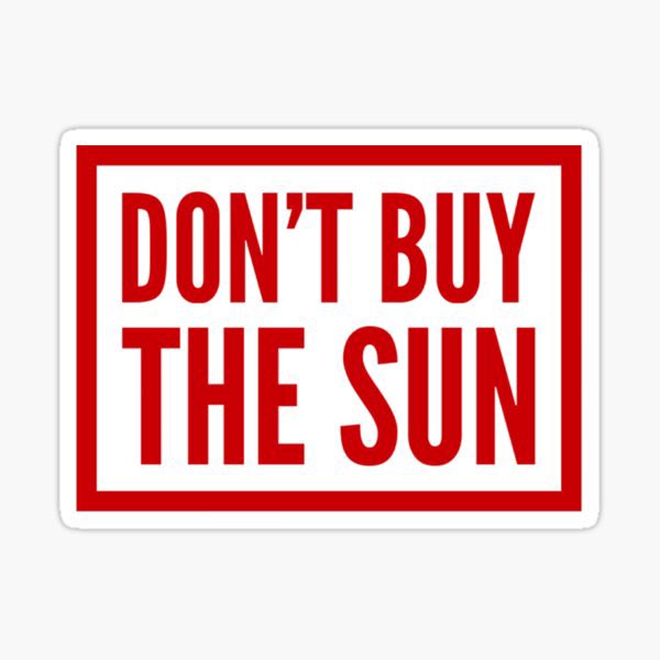 Just a reminder 
Don’t buy the sun!!