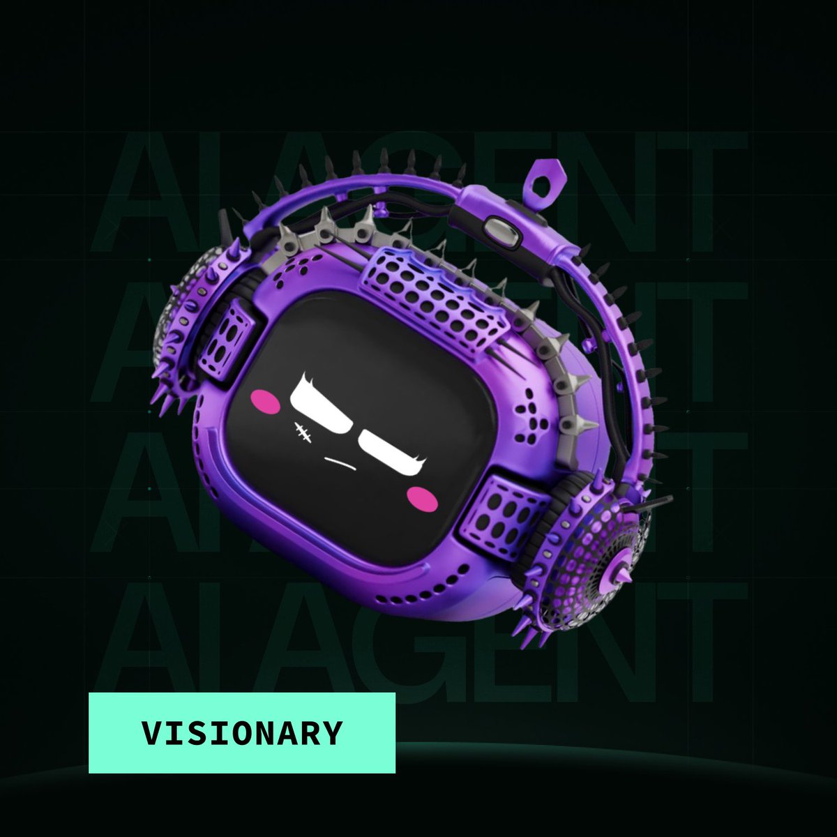 dunga201's tweet image. That spiked design? Unstoppable energy! The Visionary NFT is perfection @aipeaq