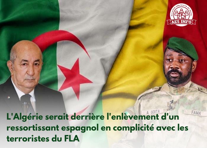 AESinfos's tweet photo. #AESinfo | #Algerie 🇩🇿⚡🇲🇱#Mali 
L'Algérie serait derrière l'enlèvement d'un ressortissant espagnol en complicité avec les terroristes du FLA

Selon des sources concordantes et fiables, les services de renseignement algériens seraient impliqués dans une mise en scène d'enlèvement visant à financer des groupes terroristes. L'affaire concerne « l'enlèvement » d'un ressortissant espagnol près de Tamanrasset, en Algérie.

Le caractère rocambolesque de cette supercherie saute aux yeux : l'otage, à peine capturé, a été libéré dans des délais défiant toute logique. Un scénario si peu crédible qu'il soulève de graves interrogations sur les véritables intentions des scénaristes. 
D'ordinaire, la libération d'un otage est le fruit de négociations complexes, de tractations souvent longues et délicates. Ici, la rapidité de la résolution interpelle et dénonce une mise en scène cousue de fil blanc.

Les faits, tels que rapportés par nos sources, révèlent une opération minutieusement orchestrée. L'Espagnol, accompagné de son chauffeur et de son interprète-guide, aurait été enlevé puis conduit à la frontière entre l'Algérie et le Mali, dans la zone de Tinzaouatène. Le chauffeur et l'interprète auraient ensuite été libérés, tandis que les « ravisseurs », en réalité des complices, auraient emmené l'otage au Mali afin de maquiller leur forfait.

L'objectif de cette machination ? Obtenir une rançon substantielle pour financer les activités de groupes terroristes, notamment le FLA (Front de Libération de l'Azawad), impliqué dans la déstabilisation du Mali. Nos sources indiquent que les services de renseignement algériens auraient versé une importante somme d'argent aux faux ravisseurs, par l'intermédiaire d'un membre influent du FLA, Mohamed Ag Attaye, un proche parent de Hassan Ag Fagaga. L'ex-otage espagnol aurait été remis à ce dernier, qui devait ensuite le restituer aux commanditaires de l'opération, les services de renseignement algériens.

Cette affaire met en lumière les accusations portées par le Premier ministre malien, Abdoulaye Maïga, concernant le rôle trouble de l'Algérie dans la région. Au-delà de l'« hospitalité » offerte à des terroristes et des renégats, avec _« de succulents plats de chekchouka et de Chorba »_ , l'Algérie est désormais ouvertement accusée de financer le terrorisme par le biais de montages frauduleux. L'image d'un État soutenant activement la déstabilisation de ses voisins se précise, jetant une lumière crue sur les agissements du régime algérien. Affaire à suivre...

Aboubacar Ouedraogo - AESinfo