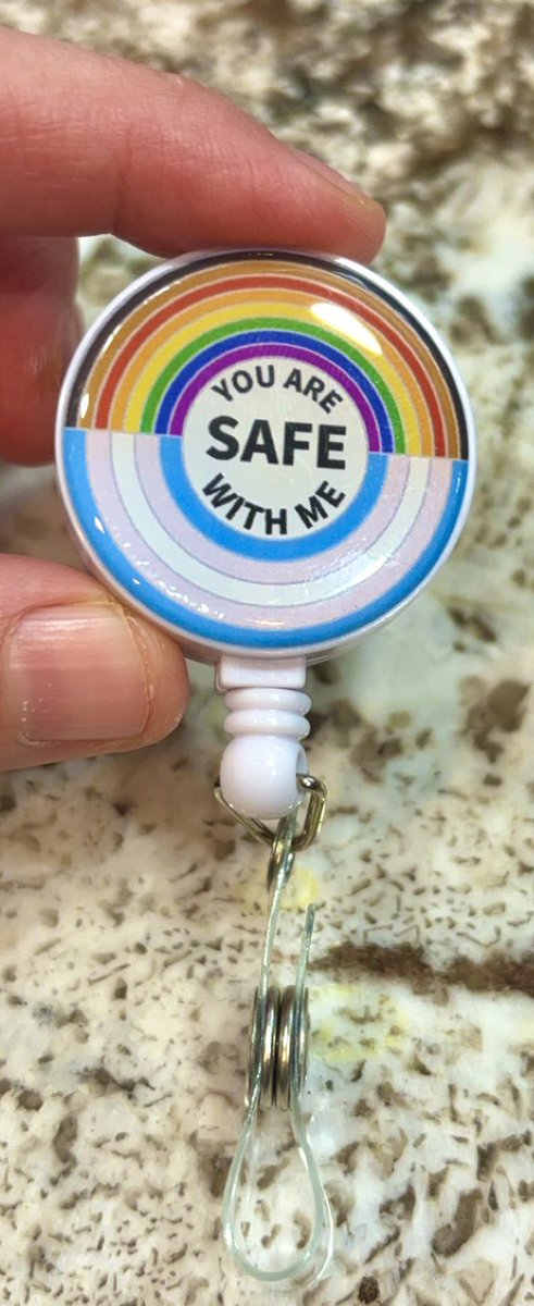 I will be rocking this badge reel until further notice