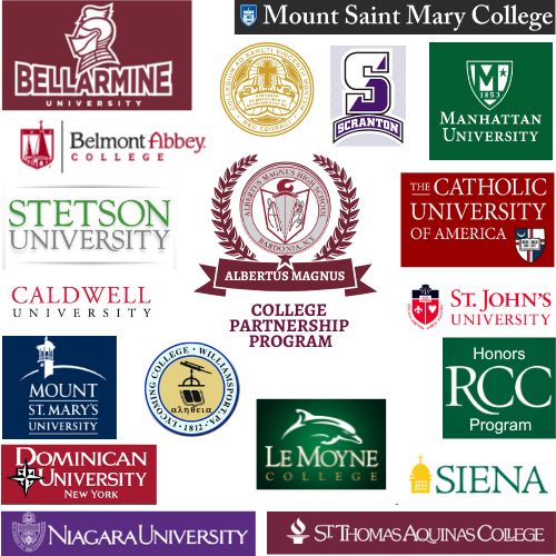 Welcome Stetson University to the Albertus Magnus High School's College Partnership Program!  With these strategic partnerships, AM can ease some of the worry associated with the college application process by guaranteeing acceptance and merit-based assistance for our Falcons.
