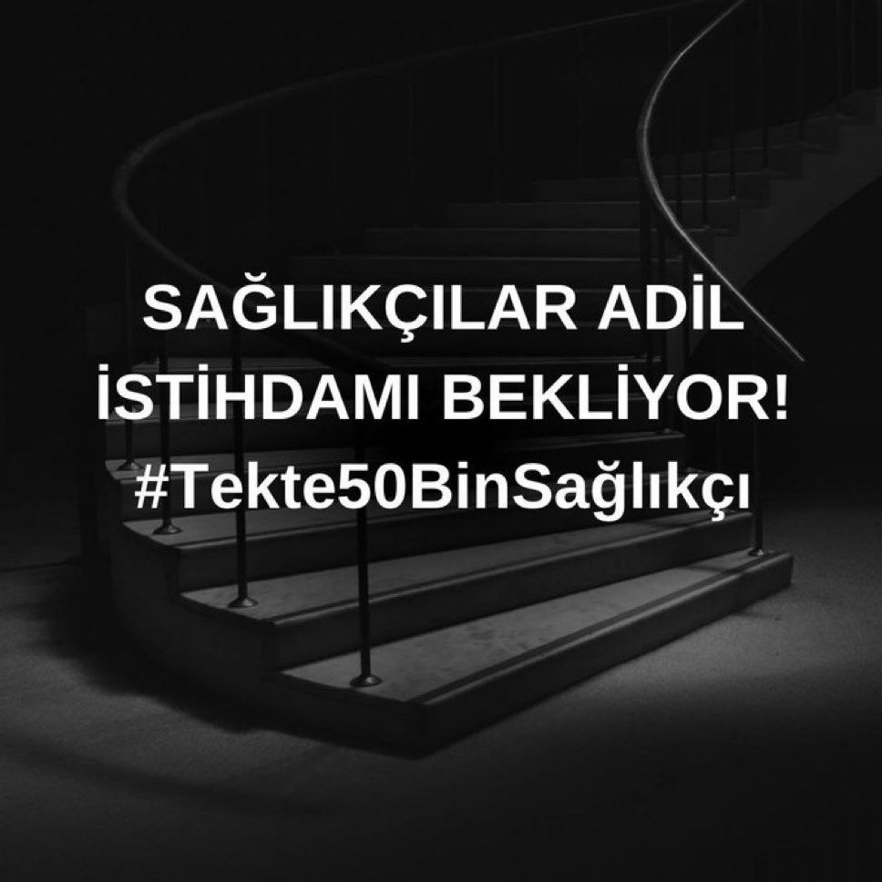 Sahadan bildiriyorum :
Personel sayısındaki yetersizlik ve yeni açılan hastaneler nedeniyle ne yıllık izin alabiliyoruz nede dinlenebiliyoruz  
<a href="/drmemisoglu/">Prof. Dr. Kemal Memişoğlu</a> 
#Tekte50BinSağlıkçı