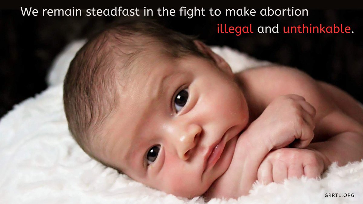 grrtl's tweet image. We remain steadfast in the fight to make #abortion illegal and unthinkable.
.
#ProLife #EndAbortion #MarchForLife #RoevWade #WhyWeMarch #LoveThemBoth #ChooseLife #life #AllLivesMatter #HumanRights