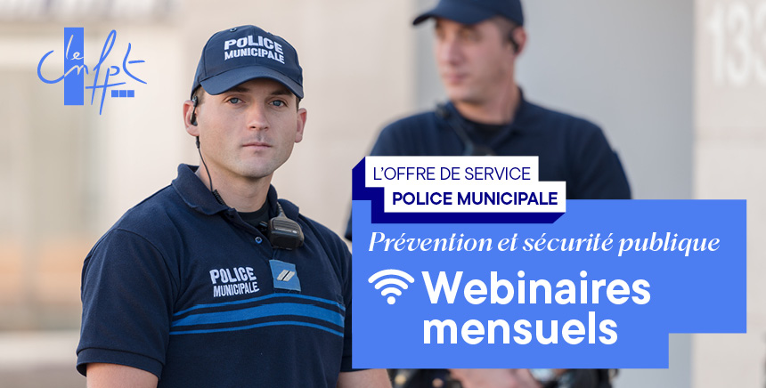 Police municipale : le CNFPT propose des webinaires pour se former et s'informer.

Le prochain sera diffusé le 6/02 sur le thème "Transition écologique et police municipale". + d'infos➡️ cnfpt.fr/se-former/se-f…

💡Un RV à retrouver chaque mois sur nos réseaux : restez connectés !