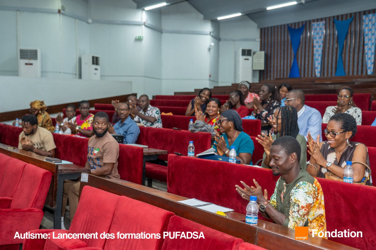 Le 16 janvier, la #FondationOrangeCI a lancé les formations PUFADSA pour former 60 acteurs de l’autisme et améliorer la qualité de vie des personnes TSA (Troubes du Spectre de l'Autisme) en Côte d’Ivoire.
Revivez ces instants 👉🏾 fondation.orange.ci

#VivreCestPartager