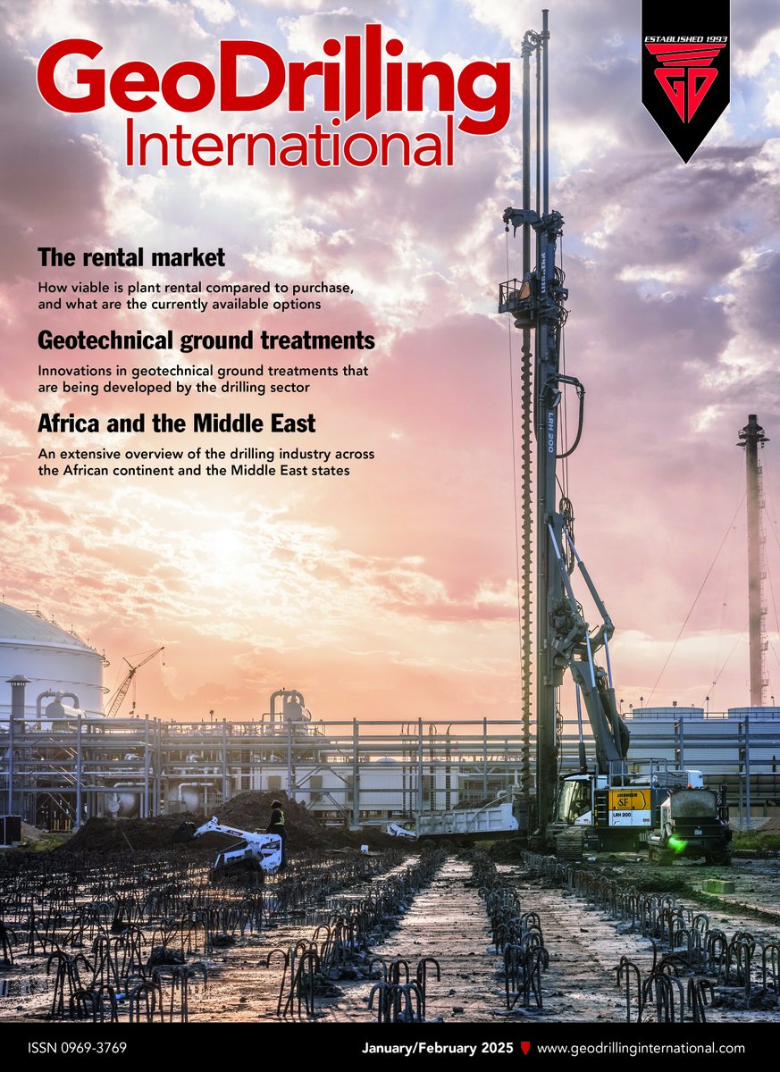 GeoDrilling's tweet image. The Jan/Feb edition of GeoDrilling International's eMagazine is now available online - bit.ly/GDIprintmagazi…

You can read it for free with a trial subscription - bit.ly/4fzece7

#Aspermont #GroundTreatments #CoreDrilling #RigRental #Africa #MiddleEast