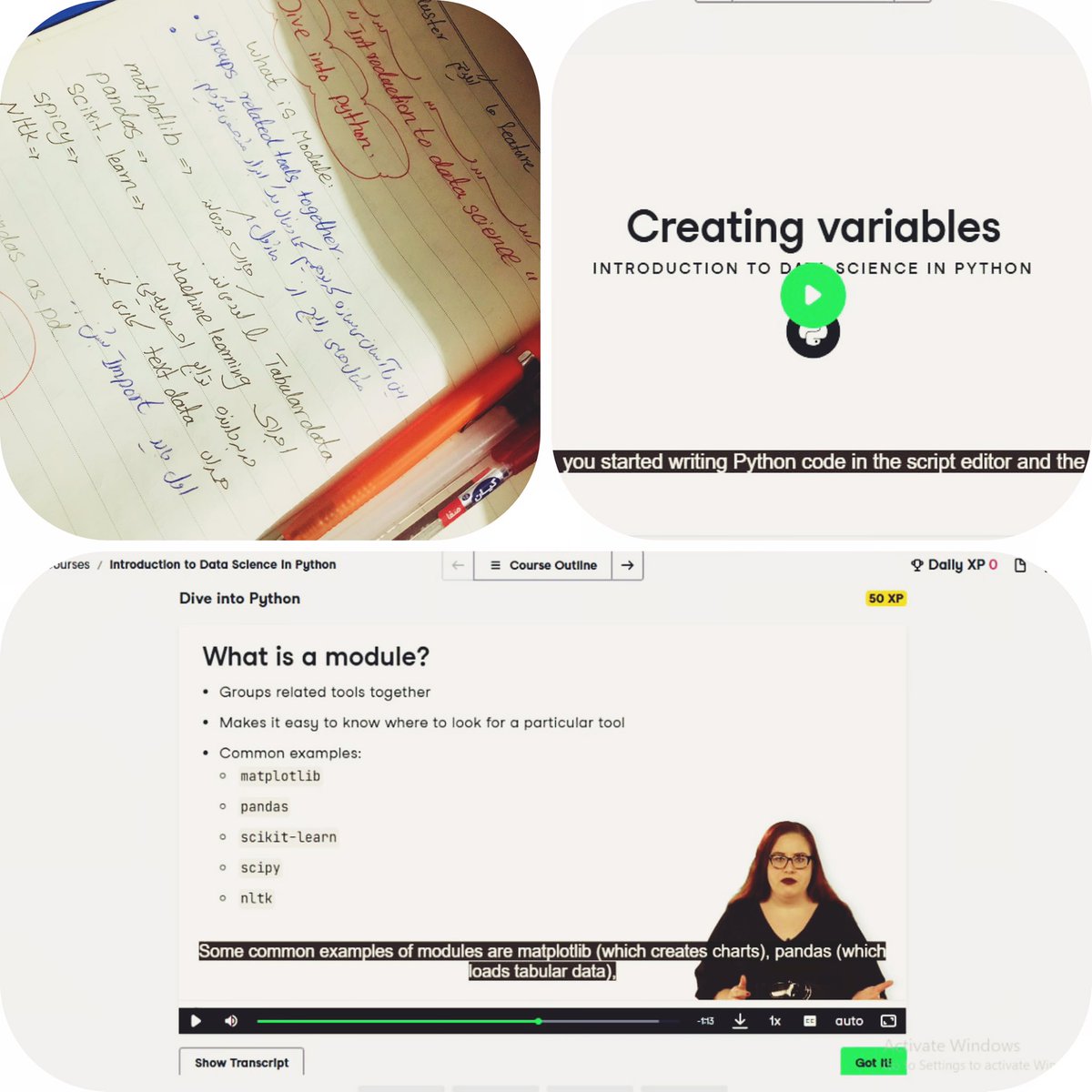 Mahnaz41174005's tweet photo. Excited to announce my partnership with DataCamp, thanks to the incredible support of CTI Organization! Grateful for this opportunity to grow and contribute in the field of data science. 🚀
@CodeToInspire 
#AfghanGirlsCode
@f_forough https://t.co/ylDqyBqjMS
