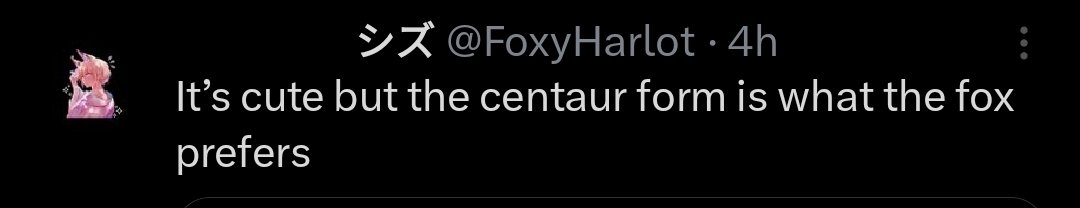 Here you go.

Remember now, Foxy ?~

But now she's got her wondering what else the fox likes..