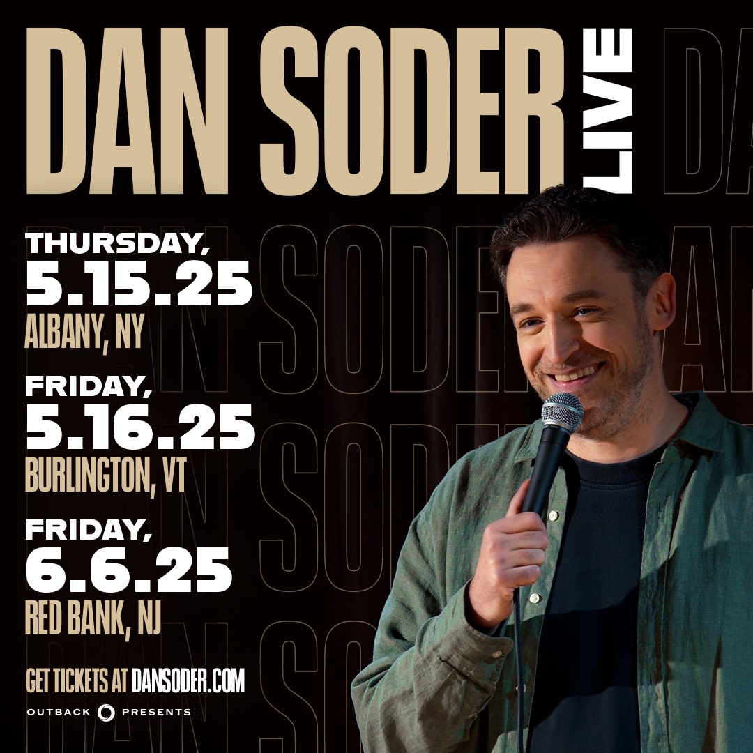 DanSoder's tweet photo. NOW the shows are on sale. Sorry for the confusion. Use code Myrtle https://t.co/UE9Ws7sslw