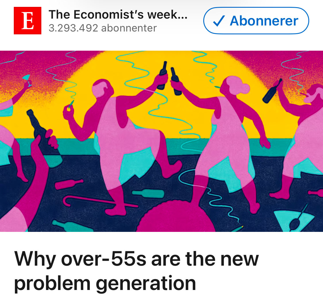 Se hvad der dukker op i mit feed idag, netop som jeg bliver medlem af klub 55+ 🇩🇰💃👵🏼

Det kan ikke være i tilfælde 🌟

#dkgreen #dkpol #klima #dkbiz #fødselsdag