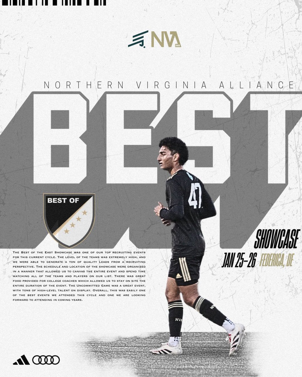 🚨 Showcase Time! 🚨
Our NVA Boys teams (2010, 2009, 2008, 2007, and 2006) are heading to Delaware for the Best of the Best Cup Showcase this weekend! 🏆⚽