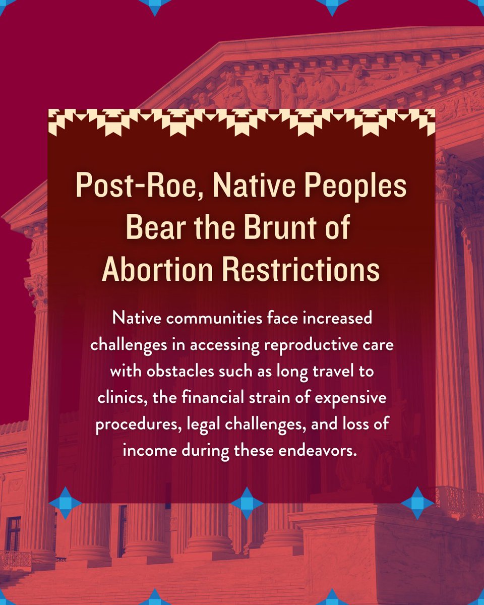 IllumiNative's tweet image. Overturning Roe v. Wade disproportionately affects Black, Indigenous, and POC, trans, nonbinary &amp;amp; Two-Spirit persons. Join the movement for #ReproductiveJustice &amp;amp; equal access to healthcare.