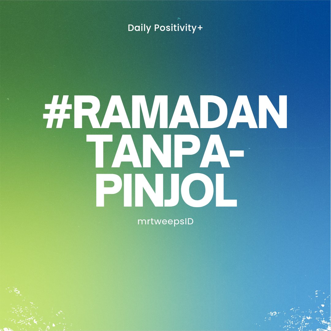 Campaign ini adalah campaign yang akan kami buat massive.

Kalian setuju ga kalo kita mau khusyuk selama bukan ramadan?

Kalian setuju ga THR untuk keponakan dan ortu kita?

Kalian setuju ga, klo sebelum ramadan kita bebas pinjol/pindar.

Jika KALIAN SETUJU, cukup sedekah RT