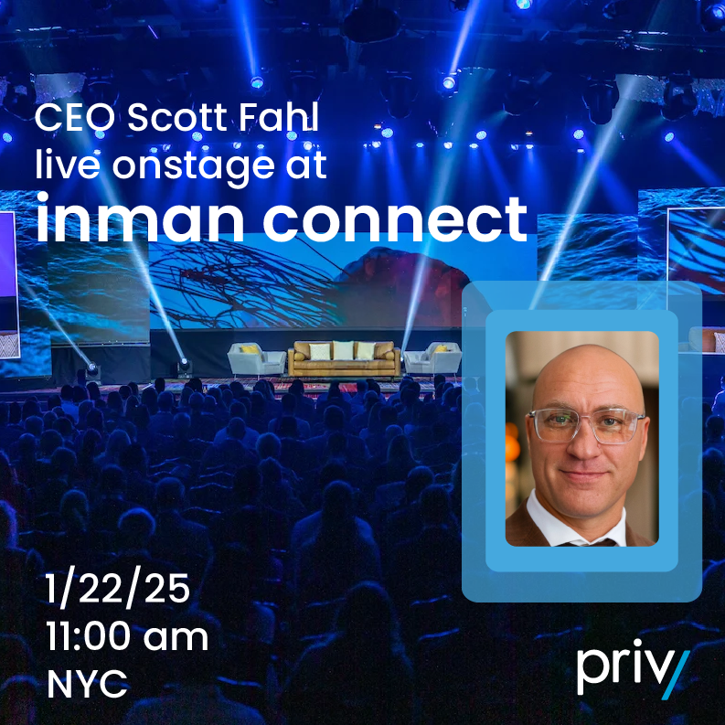 privypro's tweet photo. Scott Fahl, Privy's CEO is speaking at Inman Connect today! Join his speaking session, The Modern Agent’s Playbook: Unlocking Value &amp; Creating Revenue Opportunities, January 22, 11:00 AM - 12:00 PM. See you there! 
#Privyontheroad #InmanConnect #RealEstateInvesting #AgentSuccess https://t.co/V39CHy7L8Q