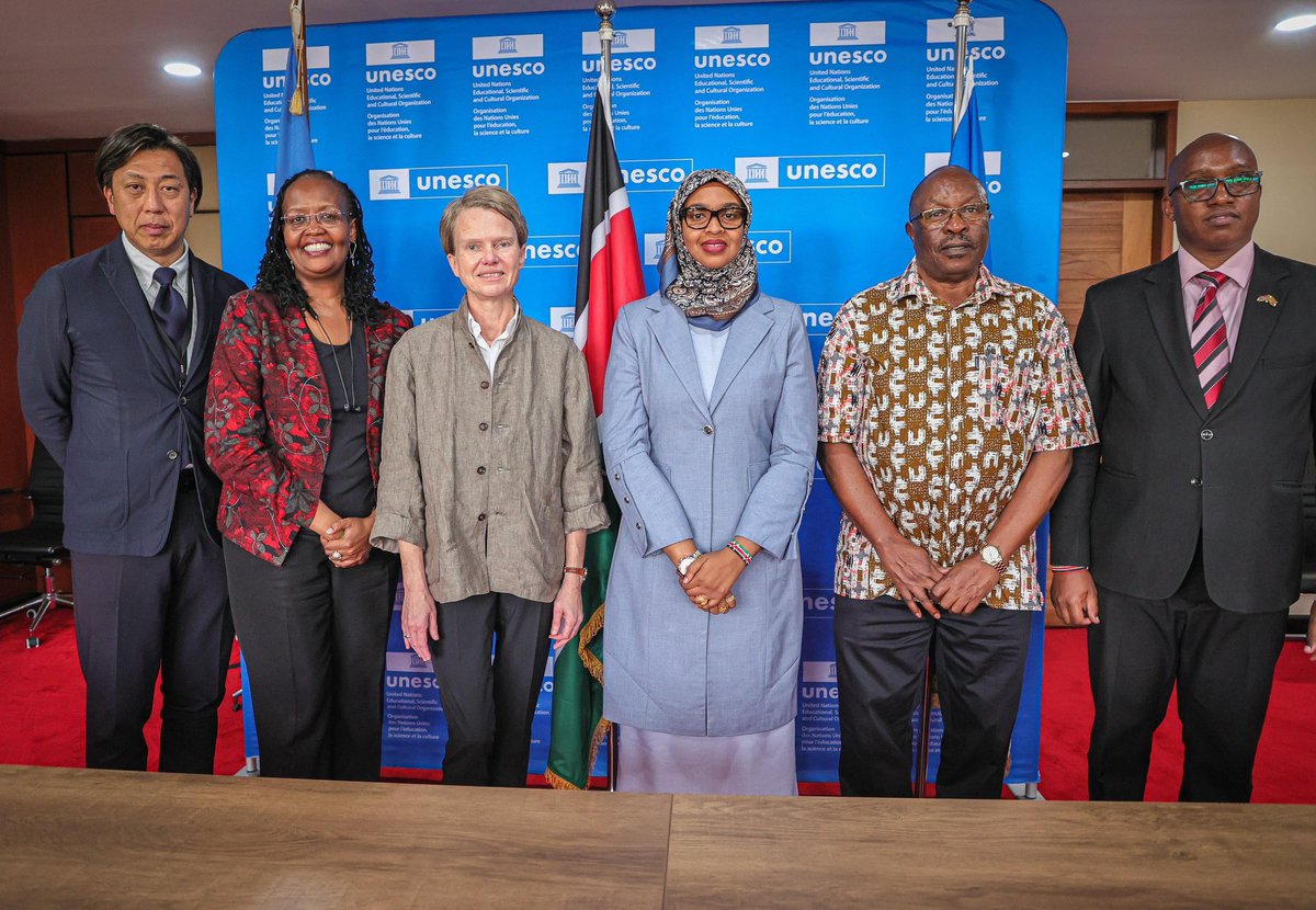UmmiMBashir's tweet photo. Today, alongside Ms. Louise Haxthausen and Dr. Masanori Nagaoka from the UNESCO Regional Office in Nairobi, we participated in the UNESCO regional consultation on cultural policies and sustainable development for African States that was chaired by the Government of Kenya and co-chaired by the Democratic Republic of Congo. 

This two-day consultation meeting brings together various participants including National Commissions for UNESCO, regional, intergovernmental organizations, academia, and civil society sub-regional and regional, organizations and networks. 

This event is a key component of the inclusive and participatory process leading to the UNESCO World Conference on Cultural Policies and Sustainable Development - MONDIACULT 2025 which is set to be held in Spain on September 2025
