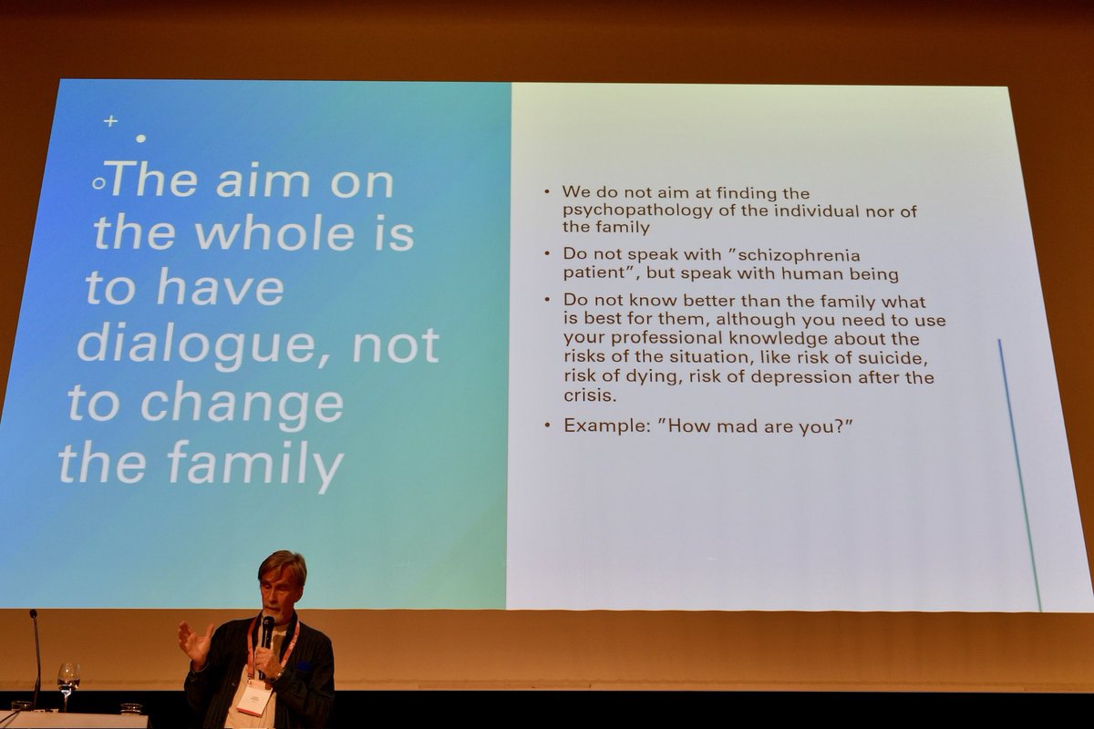 “How to Speak with Families” by Mia Kurtti and Jaakko Seikkula

Recording of Plenary Session, 23rd International Conference of the ISPS 
m.youtube.com/watch?v=Wthp7s…

#ispsinternational #isps2024 #mentalhealth #psychosis #families
