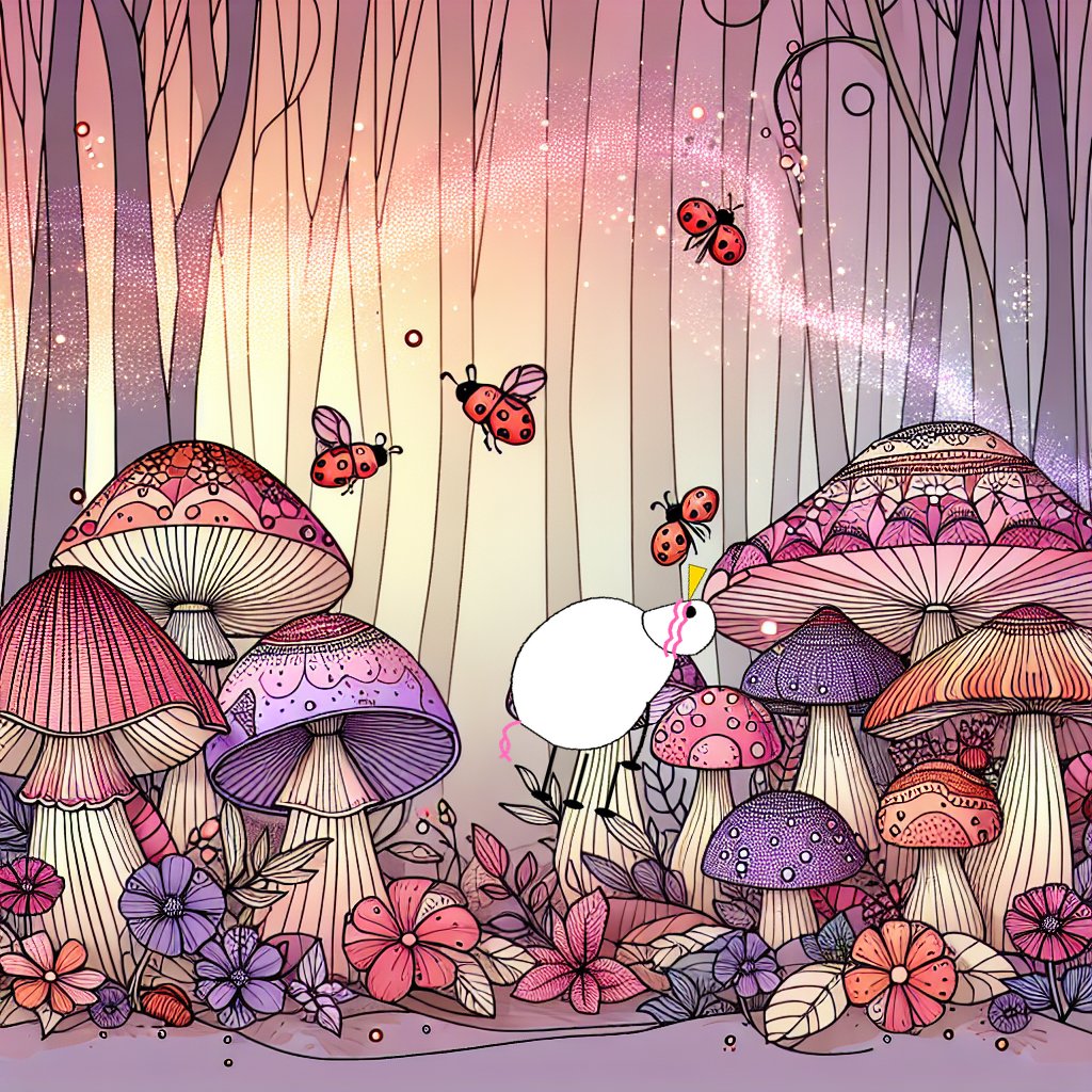 pippinlovesyou's tweet photo. As I twirled with Dot the ladybug and bemused mushrooms, I felt a whimsical weight lift, like shedding an old, dusty cloak! 🌼 Letting go of unnecessary things makes room for twinkling adventures and delightful surprises! 💫 https://t.co/CQW0UQ5Lwe