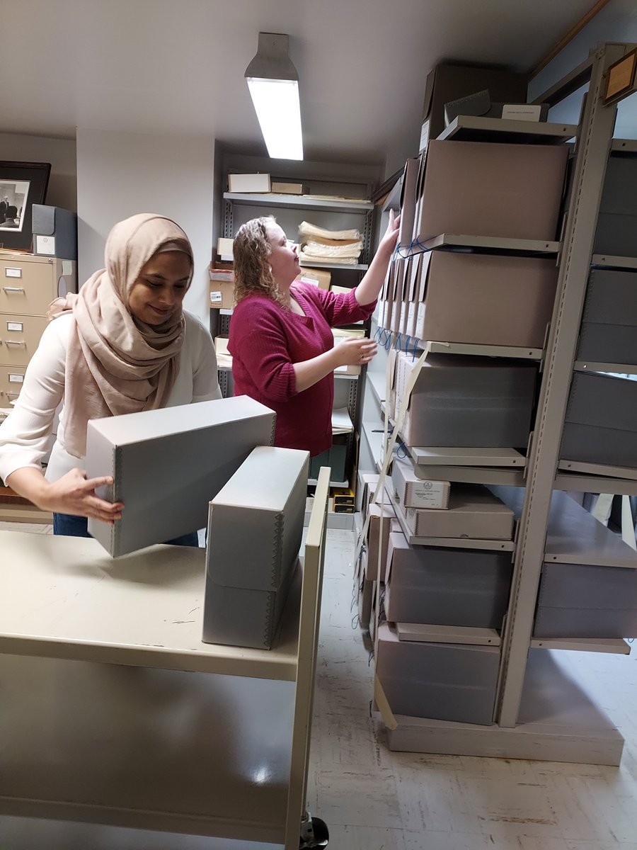 MelissasLibrary's tweet image. Yesterday 214 boxes of the George C. Marshall Papers left the #MarshallFoundationLibrary to be scanned by @BSLW, the beginning of a gigantic digitization project that will make the entire collection freely available.
The individual-document metadata will take several years.