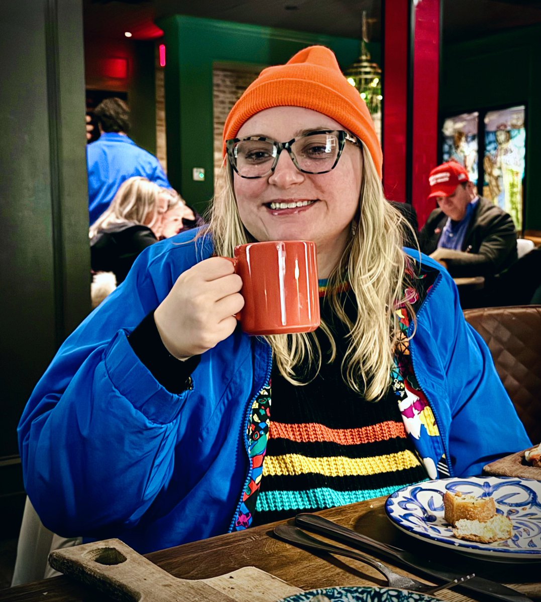 At the Trump inauguration: 

“You look like a liberal” 

Correction: I look like an artist. A musician. A free-thinker. 

Gen Z is moving conservative and with it we’re bringing new vitality, heart, and soul. 

Make America Funky Again! 🇺🇸🎨