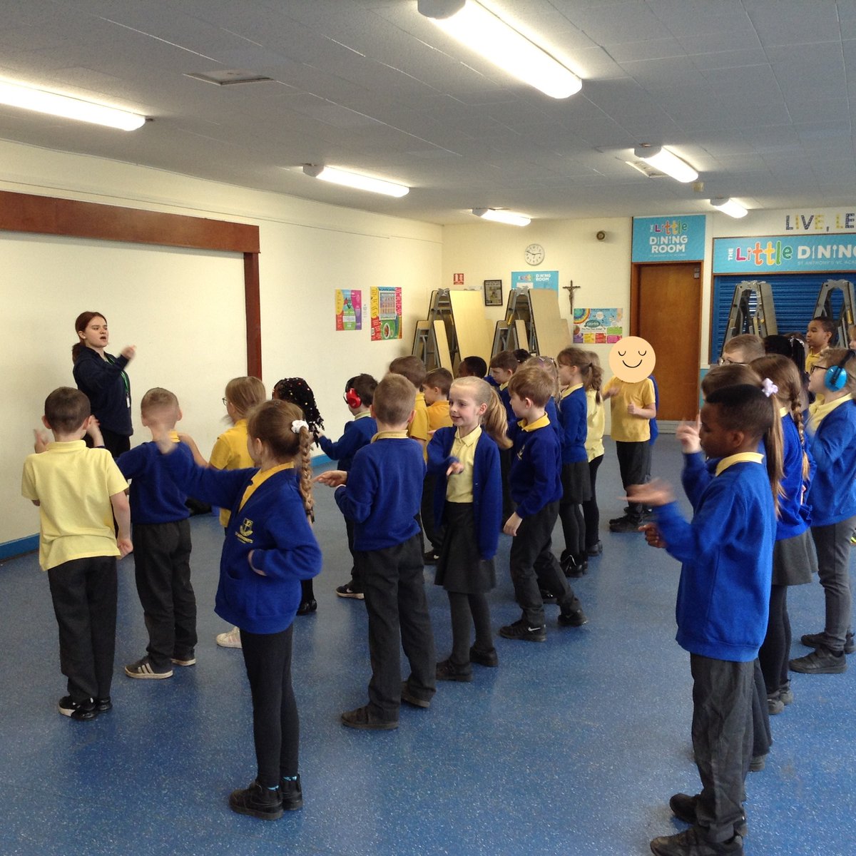 Year 3 enjoyed their Napa session today. They were learning the actions to the song "Be Our Guest" from Beauty and the Beast. #STAsparkle