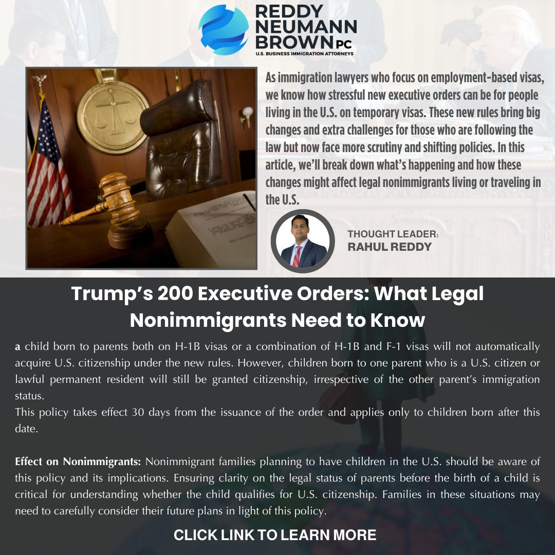 Reddy Neumann Brown PC on X: &ldquo;President Trump&rsquo;s term has started 