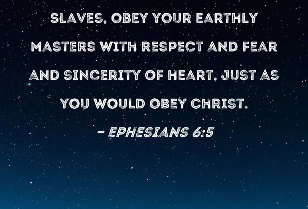 1Me2ManyU's tweet photo. So I'm supposed to believe in a book that called me a slave! So GOD called me a Slave.... Feel like this verse was created by the Europeans to put fear in the Africans..... 👁🤞🏿I got Questions.
#America #HistoryFacts https://t.co/YjnNQZUyDM