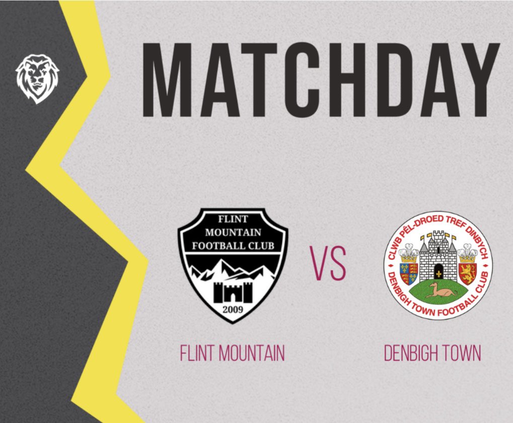 MATCHDAY

Tonight, we aim to continue our strong performances as we take on <a href="/DenbighTownFC/">Denbigh Town FC</a> at the Essity Stadium.

We can't wait to see you there! If you can't make it to the game this evening, be sure to follow live updates on the Cymru Football app!

Kick Off: 7.45