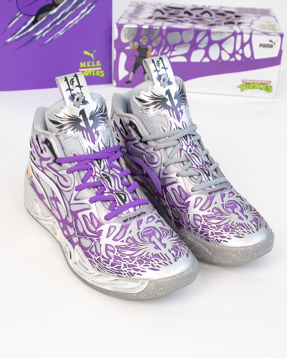 Collecting all four pairs of the LaMelo Ball PUMA x TMNT