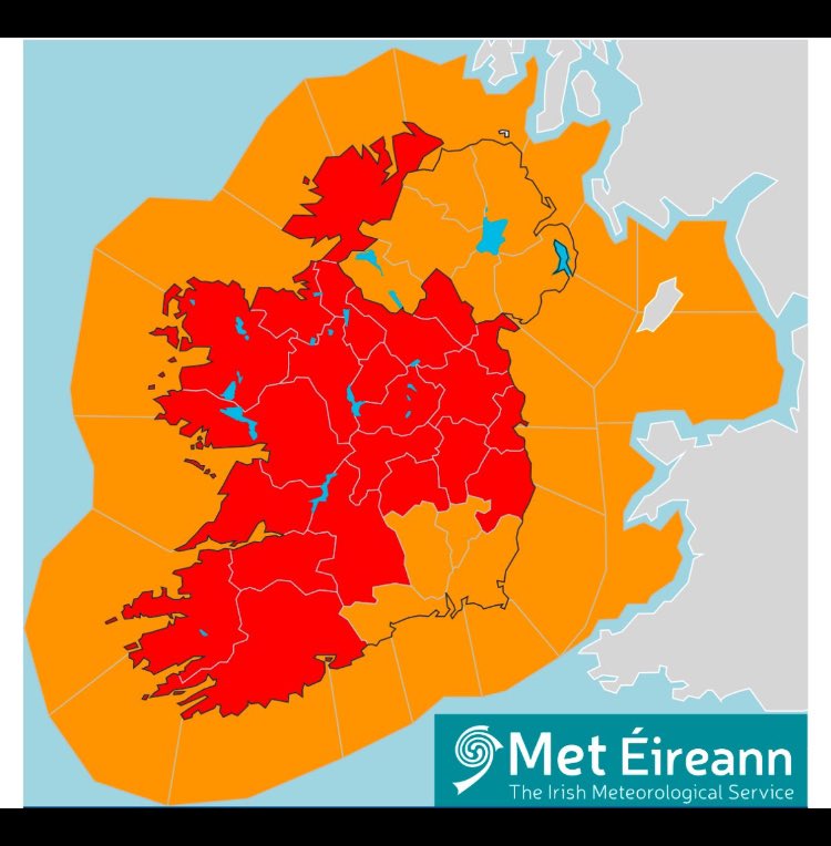 This is case in point where the County based warning system shows its failings. Friday morning it’s ok for people to travel to work and schools in Dungarvan in 130km/h winds but not the case up the road Youghal
