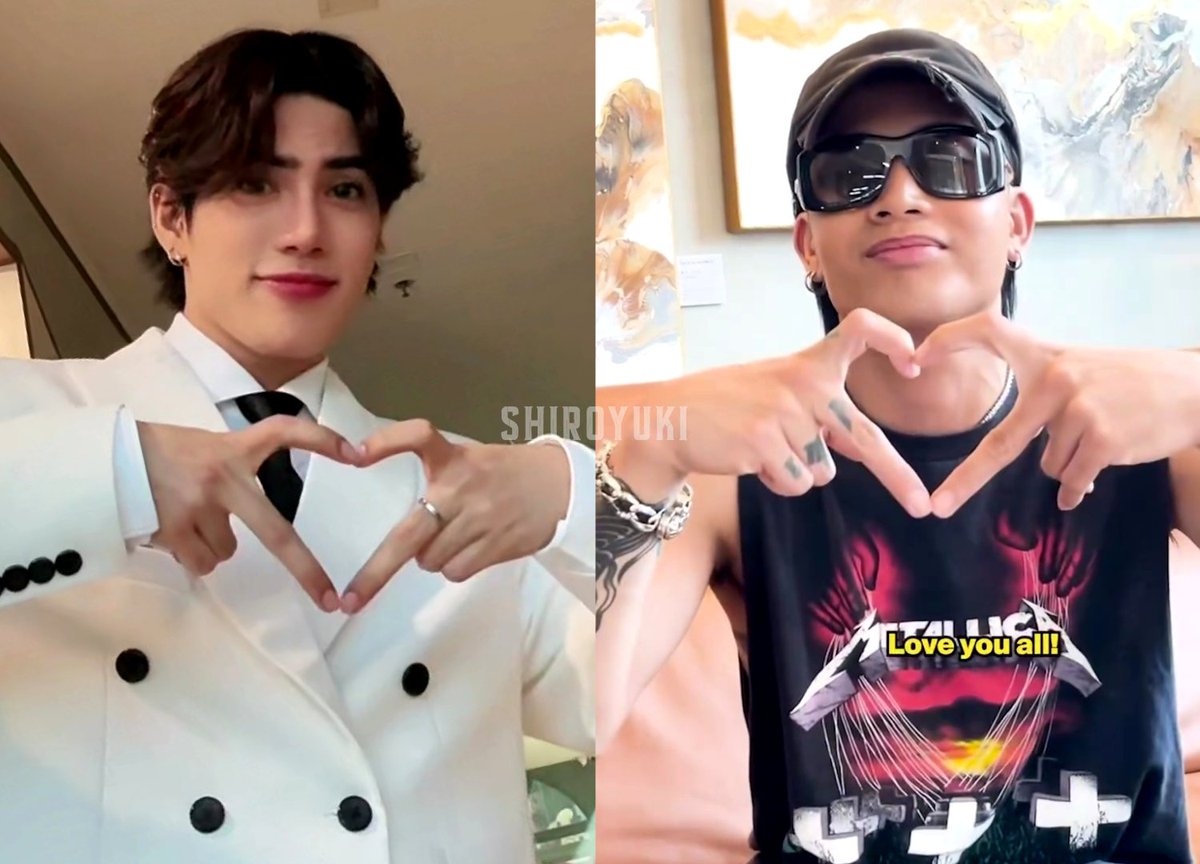 so... here's a paired heart sign from our parents 🫶🏻✨

#kentell