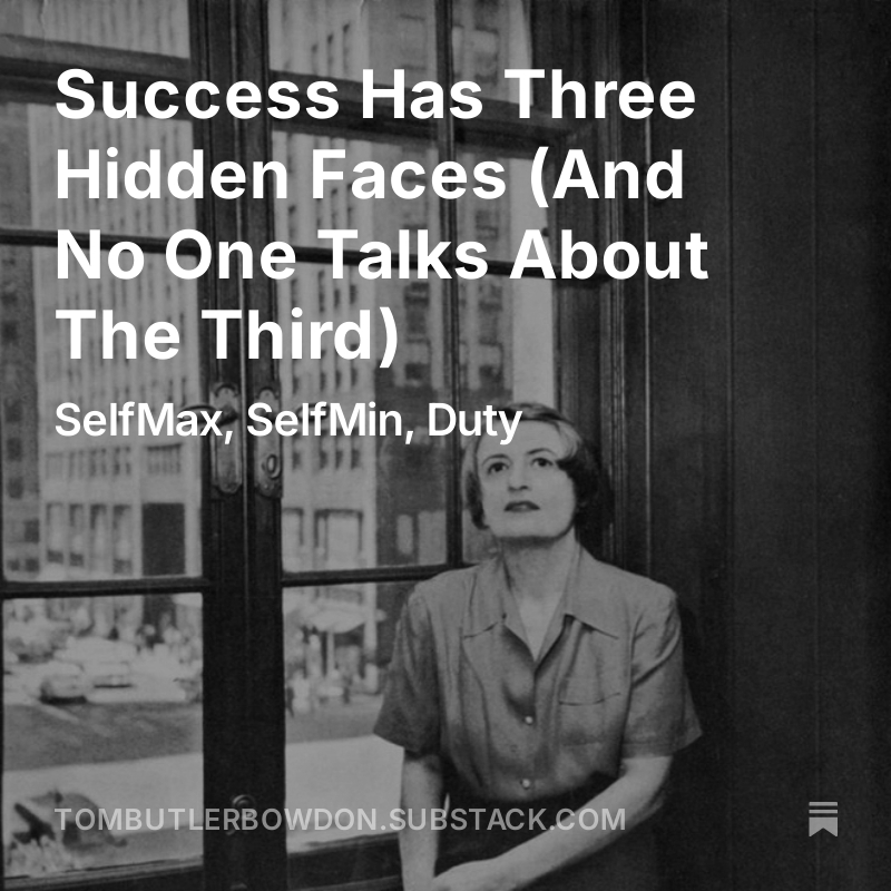 🧵 Success Has Three Hidden Faces

After 20+ years studying the world's most successful people, I've discovered something unexpected: There are exactly three paths to achievement.

The first two are well-known. The third? Almost no one talks about it.

Self-Maximization:
The Elon