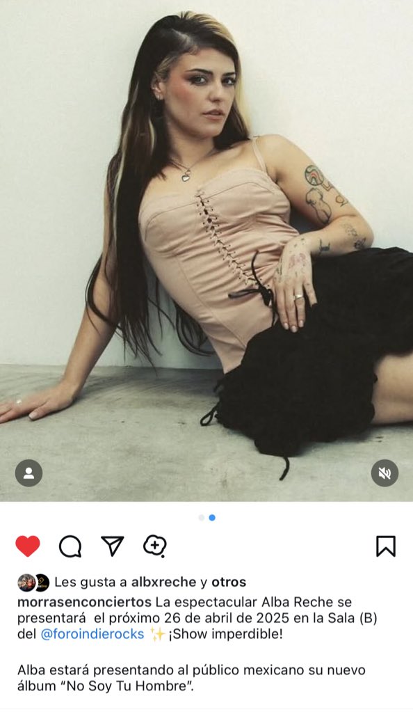 Morras en conciertos, medio mexicano, en Instagram, nos invita a no perdernos el próximo concierto de Alba en México 🇲🇽 Gracias a <a href="/morrasencon/">Morras En Conciertos</a> por la difusión 👏🏼

¿Ya tienen sus boletos?