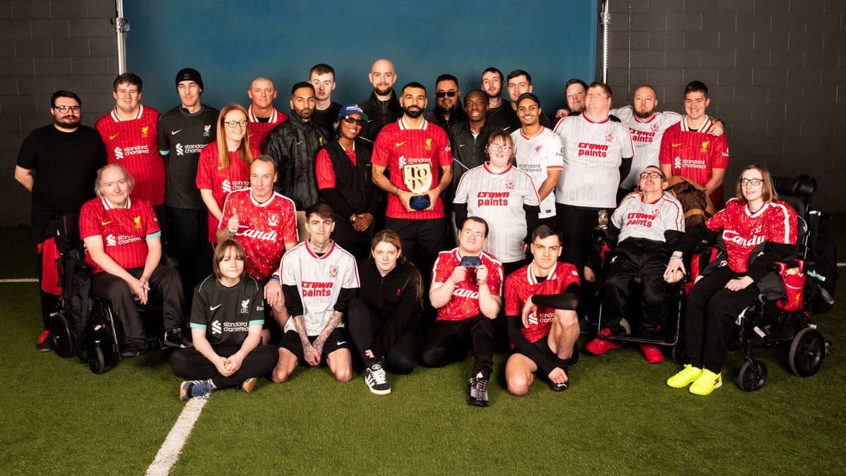 LFC Foundation (@lfcfoundation) on Twitter photo Thank you <a href="/EASPORTSFC/">EA SPORTS FC</a> for giving our Inclusion Football participants the opportunity to be part of Salah's #TOTY photo shoot✨
Congrats, Mo!🏆 Thank you <a href="/EASPORTSFC/">EA SPORTS FC</a> for giving our Inclusion Football participants the opportunity to be part of Salah's #TOTY photo shoot✨
Congrats, Mo!🏆