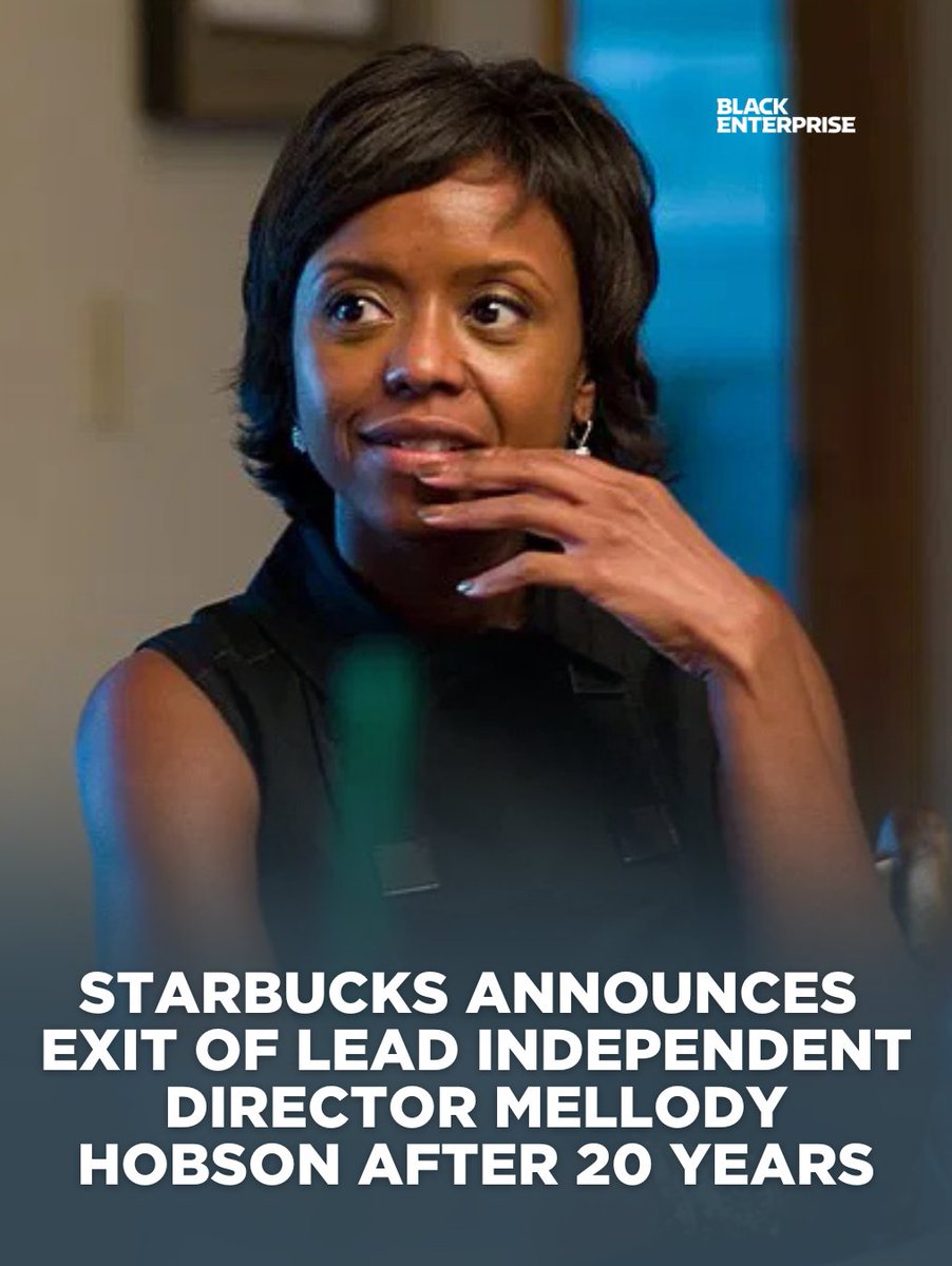 Mellody Hobson, Starbucks' Lead Independent Director, is stepping down after nearly 20 years on the board, citing confidence in the company's new leadership. 

blackenterprise.com/starbucks-anno…