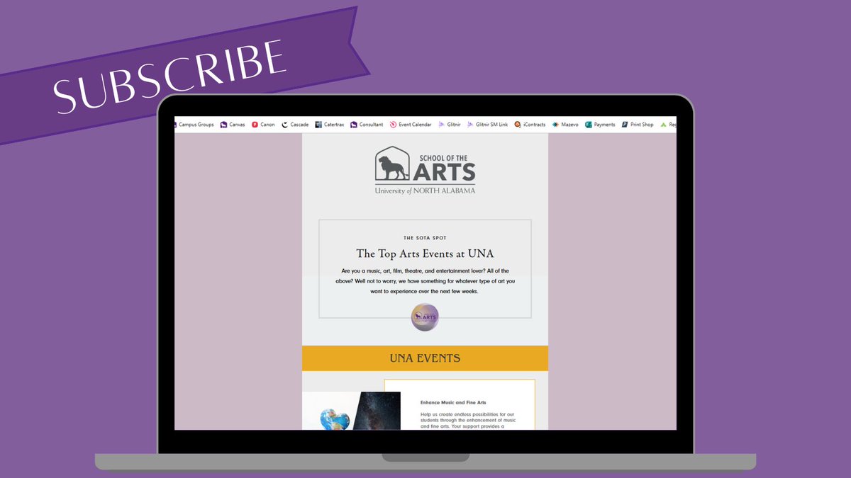 📝 Join our e-newsletter 📧 list and be in the know about SOTA events! Your calendar 📅 will thank you. 😎✨️⁠
⁠
🔗 l8r.it/snCn
⁠
#unasota #CASEatUNA