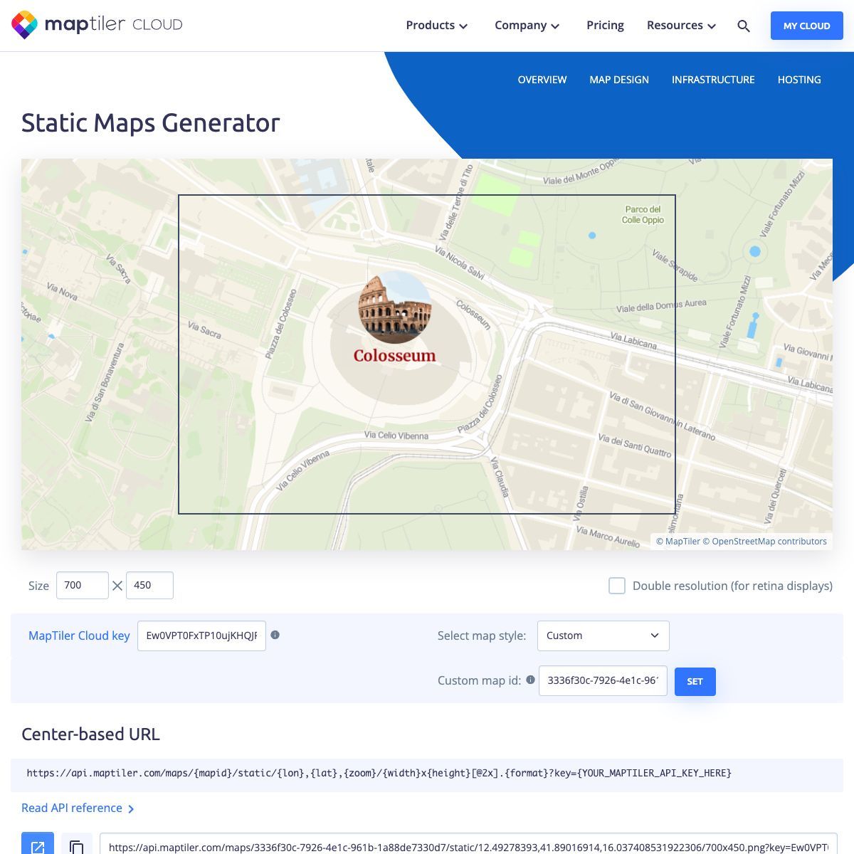 MapTiler's tweet photo. Try out the Static maps generator! Visualize and fine-tune your map idea before using Static maps via API in production; the generator helps you understand how the API call is constructed. Start exploring: https://t.co/LbvODboAA3

#MapStyling #WebMaps https://t.co/9T8gSVYAY1