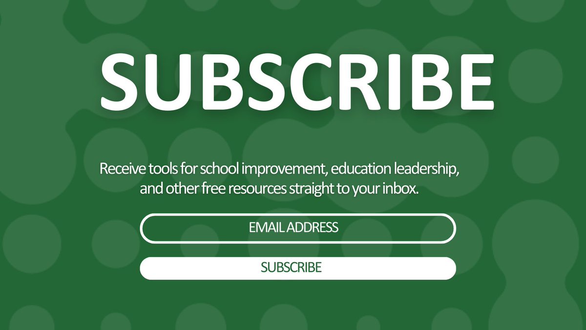 Tools for school improvement sent straight to your inbox. 

Subscribe to our monthly newsletter. 
hubs.ly/Q032L44J0