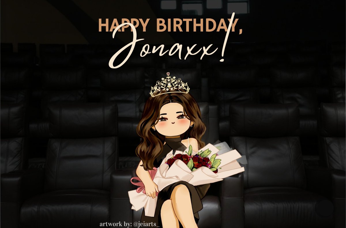 Happy 34th birthday, Queen Jonaxx! 👑✨️

Thank you for your amazing stories. May your day be as extraordinary as your imagination. Love you!!!
#THIRTYFOUReverWithJonaxx