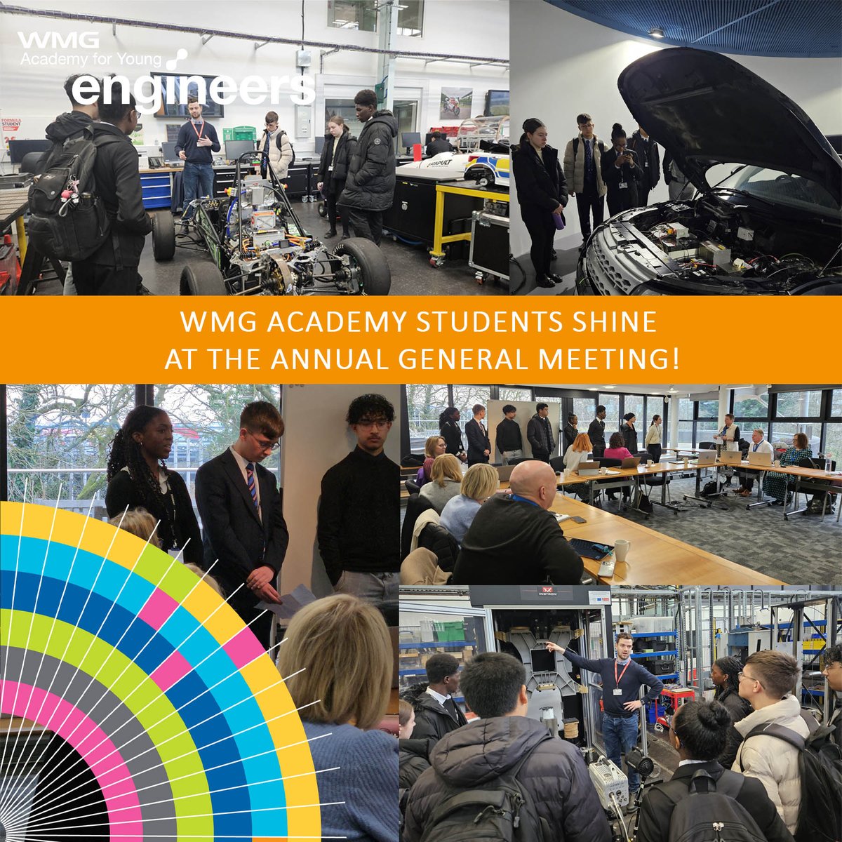 Four exceptional students represented WMG Academy at the Annual General Meeting at the University of Warwick! 🎉 They delivered inspiring presentations, toured the IMC Engineering Hall, and celebrated their success with senior leaders over lunch. 🏆✨

#WMGAcademy #Success
