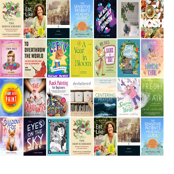 WilbrahamPubLib's tweet photo. This week the Wilbraham Public Library has 24 new books.  New items include The Serviceberry, Eat Like a Girl, The Republic, The Sensitive Patient's Healing Guide, We Are Definitely Human, A Home for All Seasons, Nosh, and Unofficial Taylor Swift Crochet. https://t.co/GQqkCtTOq4 https://t.co/w17aWQ3G3g
